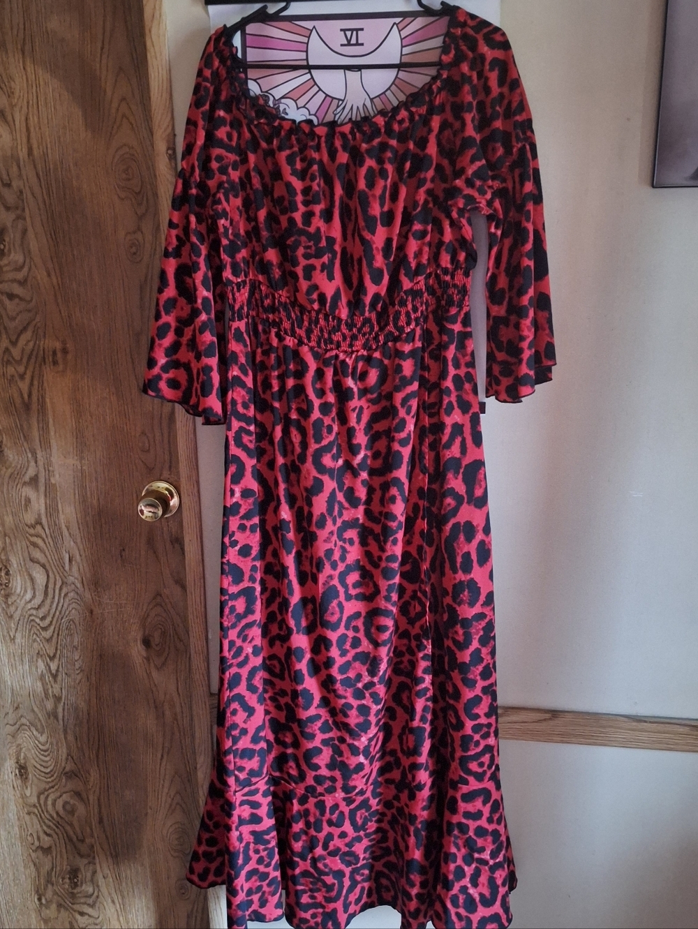 Red Leopard Dress
